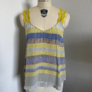 Massimo Dutti | NWOT 100% Silk Printed Tank Top size S